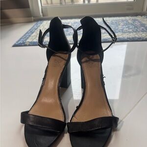Vince Camuto Black Strappy Heels